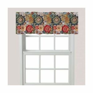 Laural Home Boho Bouquet Floral Window Valances 60 X 18 One Valance Per Package